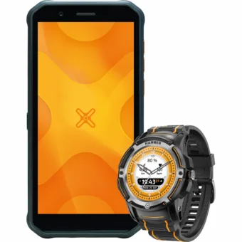 MyPhone Hammer Energy X 4+64GB Orange + Hammer Watch Plus RapidCharge Duo [Mazlietots]